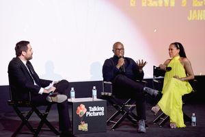Michael Lerman, Barry Jenkins, and Regina King Photo