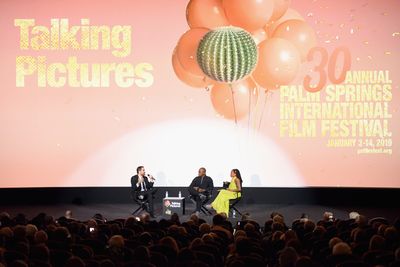 Michael Lerman, Barry Jenkins, and Regina King  Photo