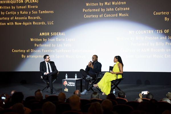 Michael Lerman, Barry Jenkins, and Regina King Photo