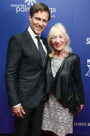Stephen Moyer (L) and his mother Photo
