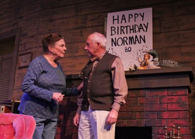Diana Marbury (Ethel) and George Loizides (Norman) Photo