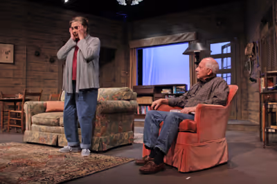 Diana Marbury (Ethel) and George Loizides (Norman) Photo