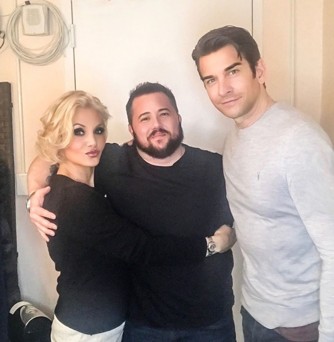 Photo Flash: Chaz Bono Visits the Cast of PRETTY WOMAN  Image