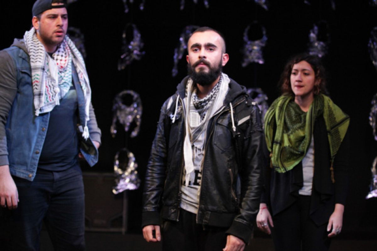 Chris Khoshaba, Salar Ardebili and Tina El Gamal at 