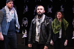 Chris Khoshaba, Salar Ardebili and Tina El Gamal @ BroadwayWorld Chris Khoshaba, Salar Ardebili and Tina El Gamal Photo