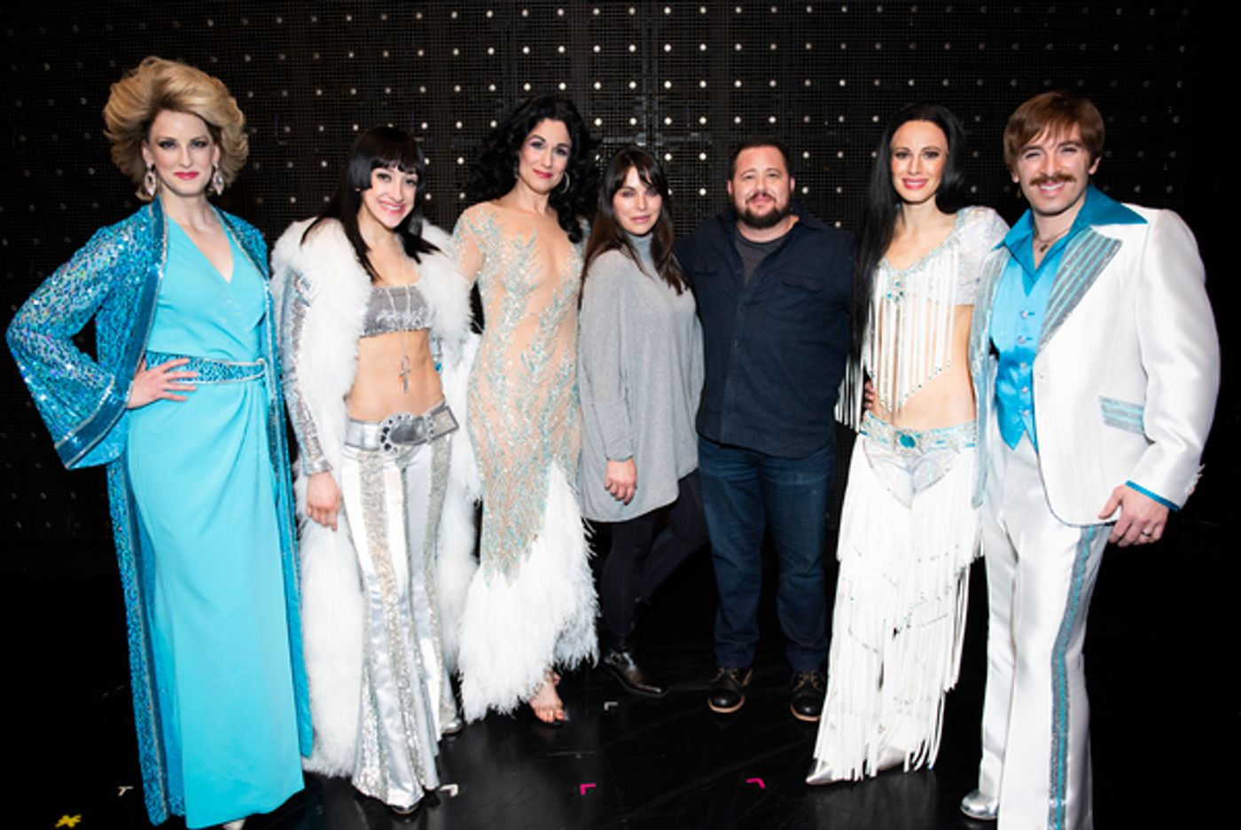 Photo Flash: Chaz Bono Gets Groovy Visiting THE CHER SHOW  Image