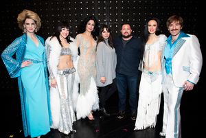 Chaz Bono, Shara Blue and the cast of The Cher Show @ BroadwayWorld Chaz Bono, Shara Blue and the cast of The Cher Show Photo