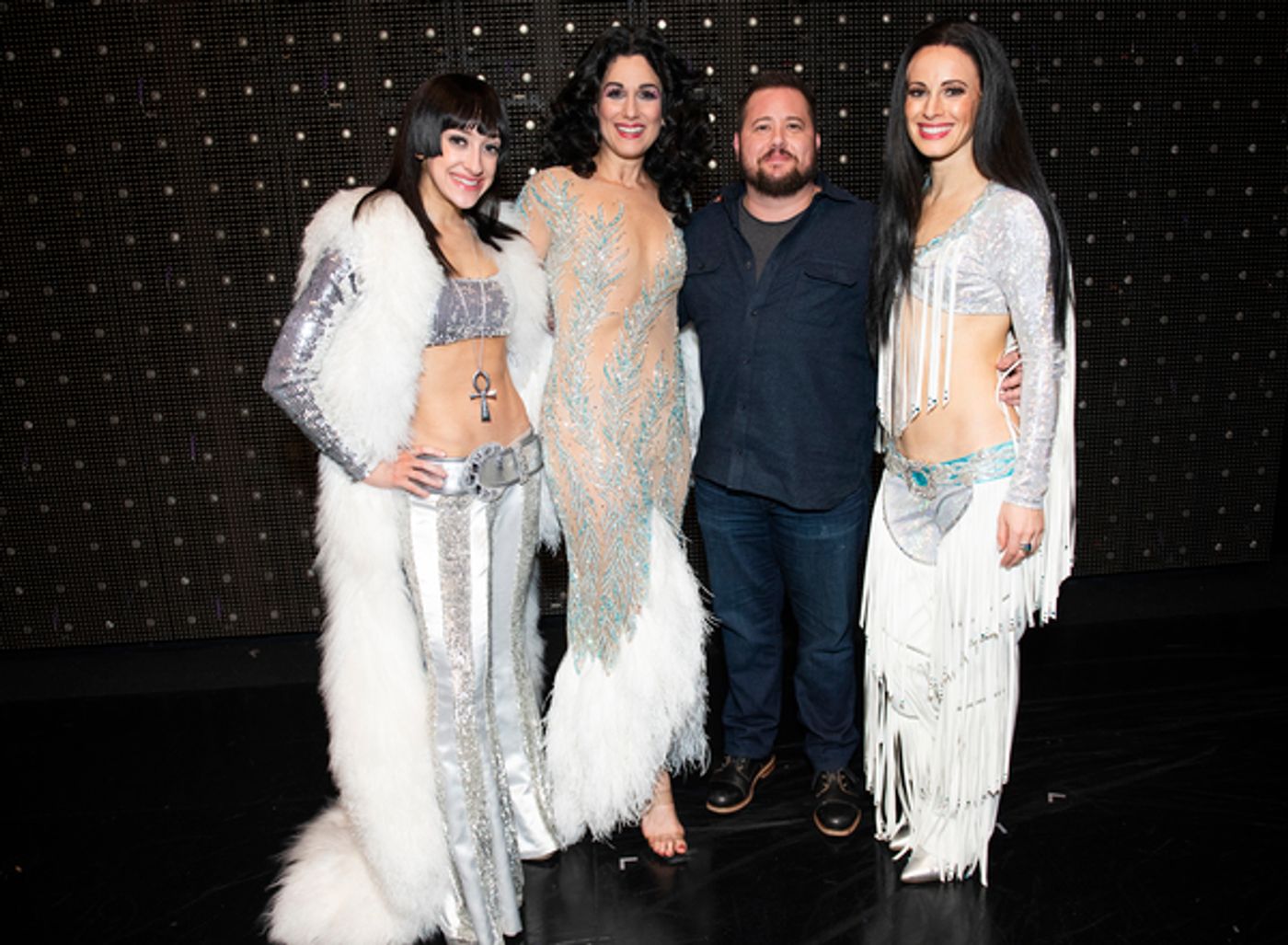 Photo Flash: Chaz Bono Gets Groovy Visiting THE CHER SHOW  Image