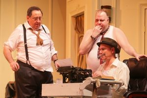 L-R: William S Murphey, Googie Uterhardt (seated), Bart Hansard Photo