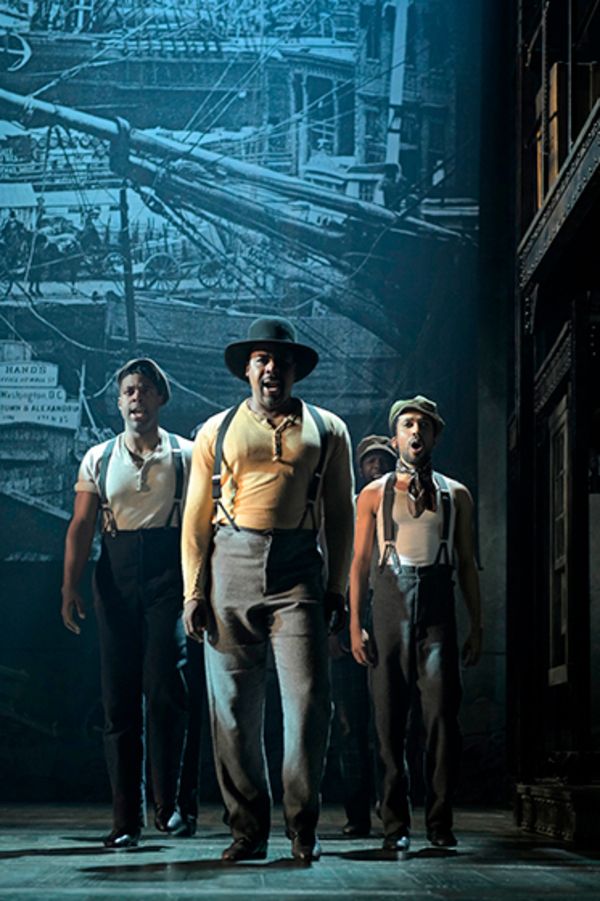 (l to r) Jacobi Hall (Levi Butler), Bernard Dotson (Camp Butler), and Clinton Roane ( Photo