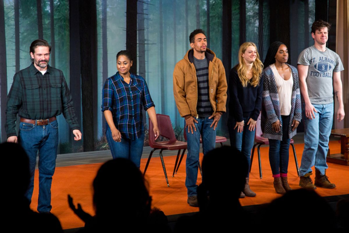 Chris Stack, Nicole Lewis, Kyle Beltran, Marin Ireland, Kristolyn Lloyd, Peter Mark Kendall at 