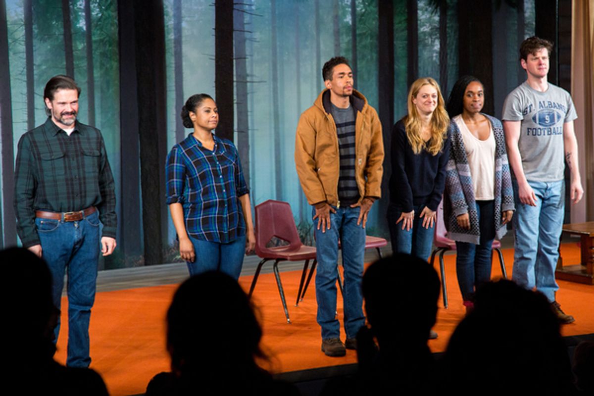 Chris Stack, Nicole Lewis, Kyle Beltran, Marin Ireland, Kristolyn Lloyd, Peter Mark Kendall at 