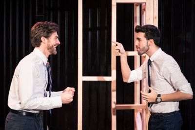 Jed Shardlow (Hovstad) and Angelo Leal (Billing) Photo