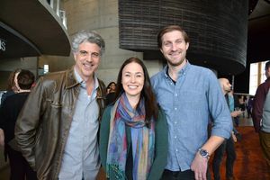 James Whalen (Dr. Austin Sloper), Laura C. Harris (Catherine Sloper) and Nathan Whitm Photo
