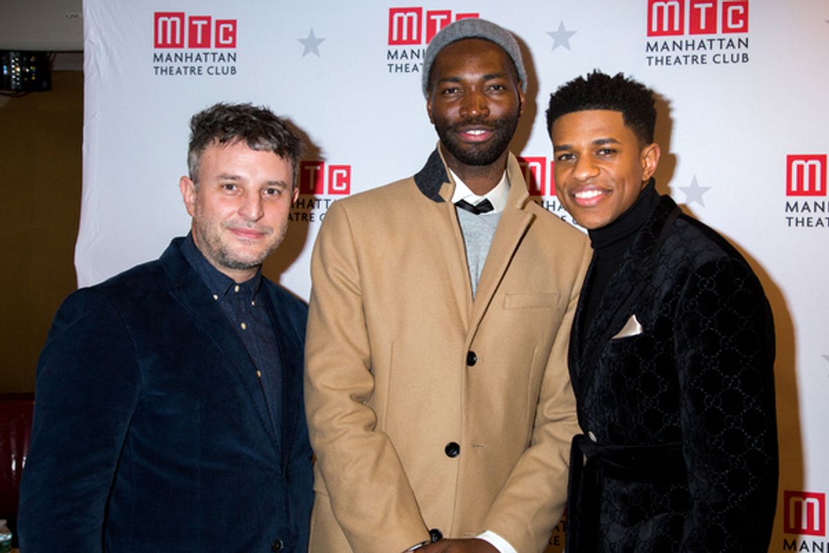Trip Cullman, Tarell Alvin McCraney, Jeremy Pope at 