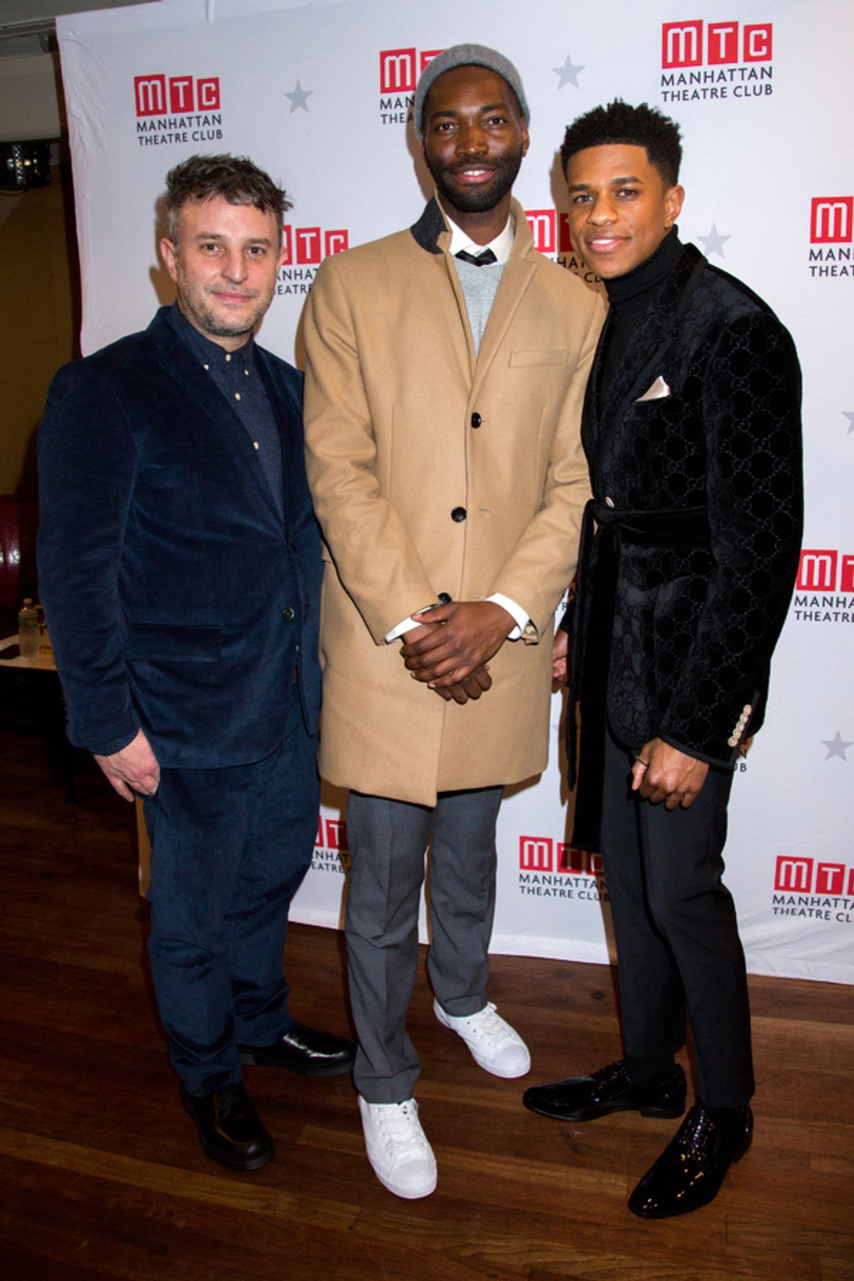 Trip Cullman, Tarell Alvin McCraney, Jeremy Pope at 