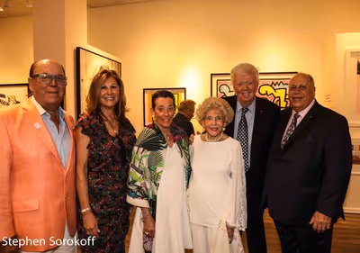 John Kessler, Sally Taglialatella, Henni Kessler, Herme' de Wyman Miro, Dick Robinson Photo