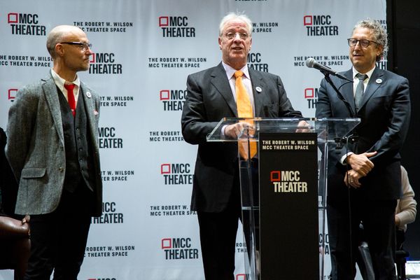 Will Cantler, Robert LuPone, Bernard Telsey Photo