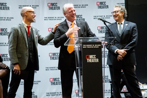 Will Cantler, Robert LuPone, Bernard Telsey Photo