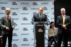 Will Cantler, Bernard Telsey, Robert LuPone @ BroadwayWorld Will Cantler, Bernard Telsey, Robert LuPone Photo