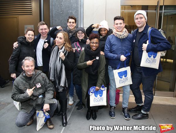 Photos: Theatrical Unions Show Support For Actors' Equity Development Strike — photo 2 of 21
