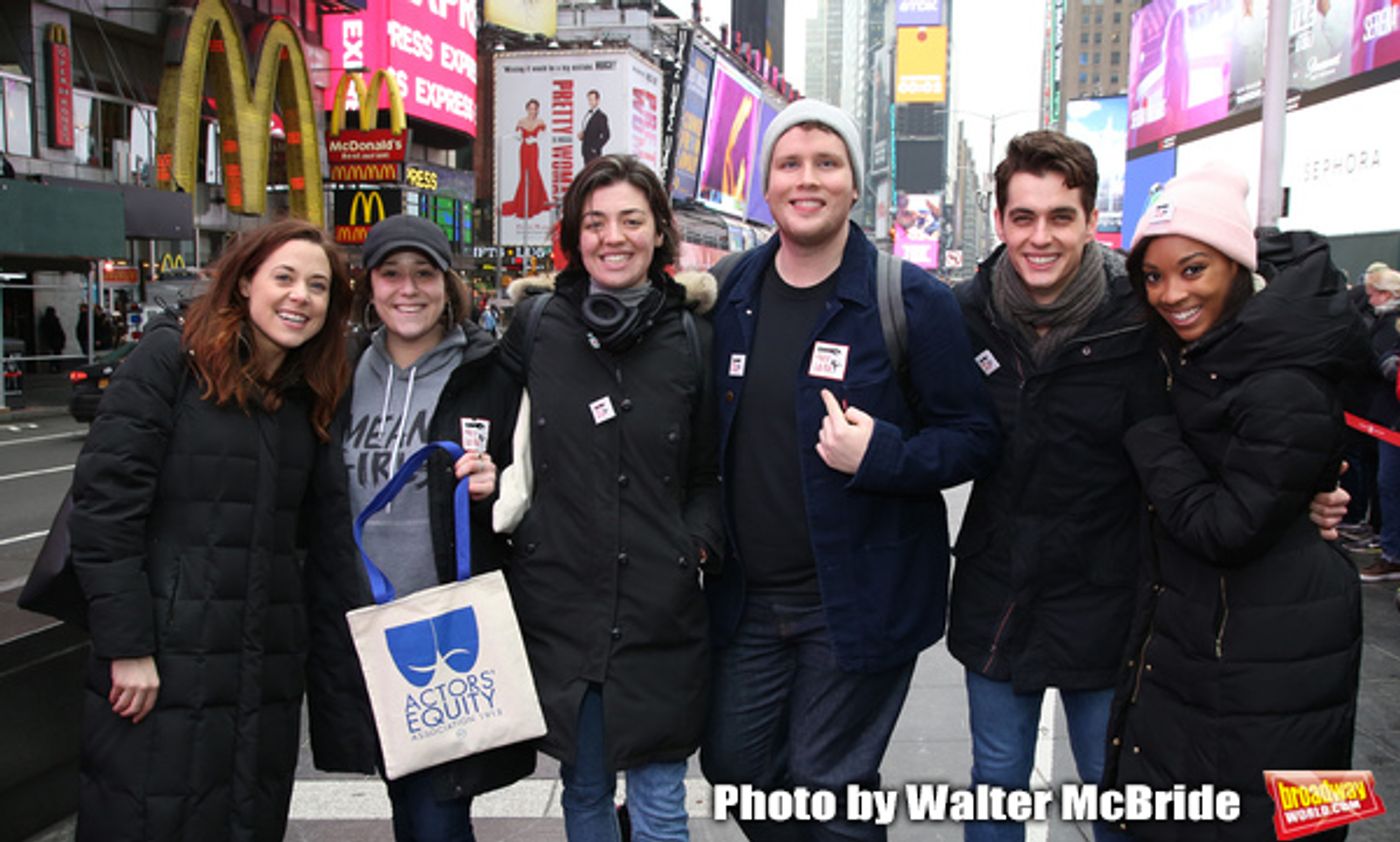 Photo Coverage: Theatrical Unions Show Support For Actors' Equity Development Strike Photo Coverage: Theatrical Unions Show Support For Actors' Equity Development Strike Image