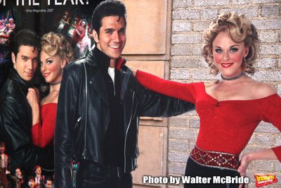 Derek Keeling & Ashley Spencer poster Atmosphere at GREASE playing at the Brooks Atki Photo