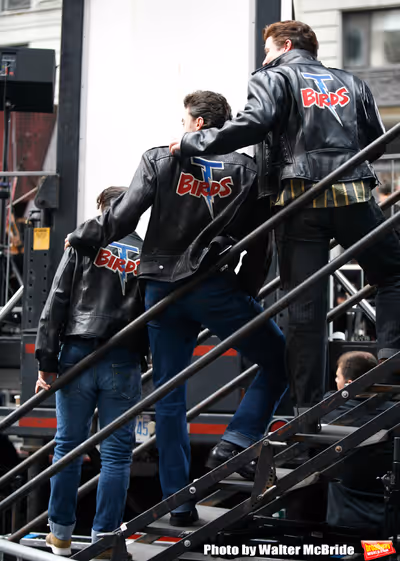 Derek Keeling & Ace Young & Keven Quillon
( GREASE ) attending BROADWAY on BROADWAY 2 Photo