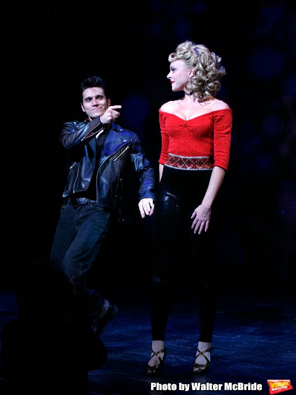 Derek Keeling & Ashley Spencer take a bow during Olivia Newton-John is headed back to Photo