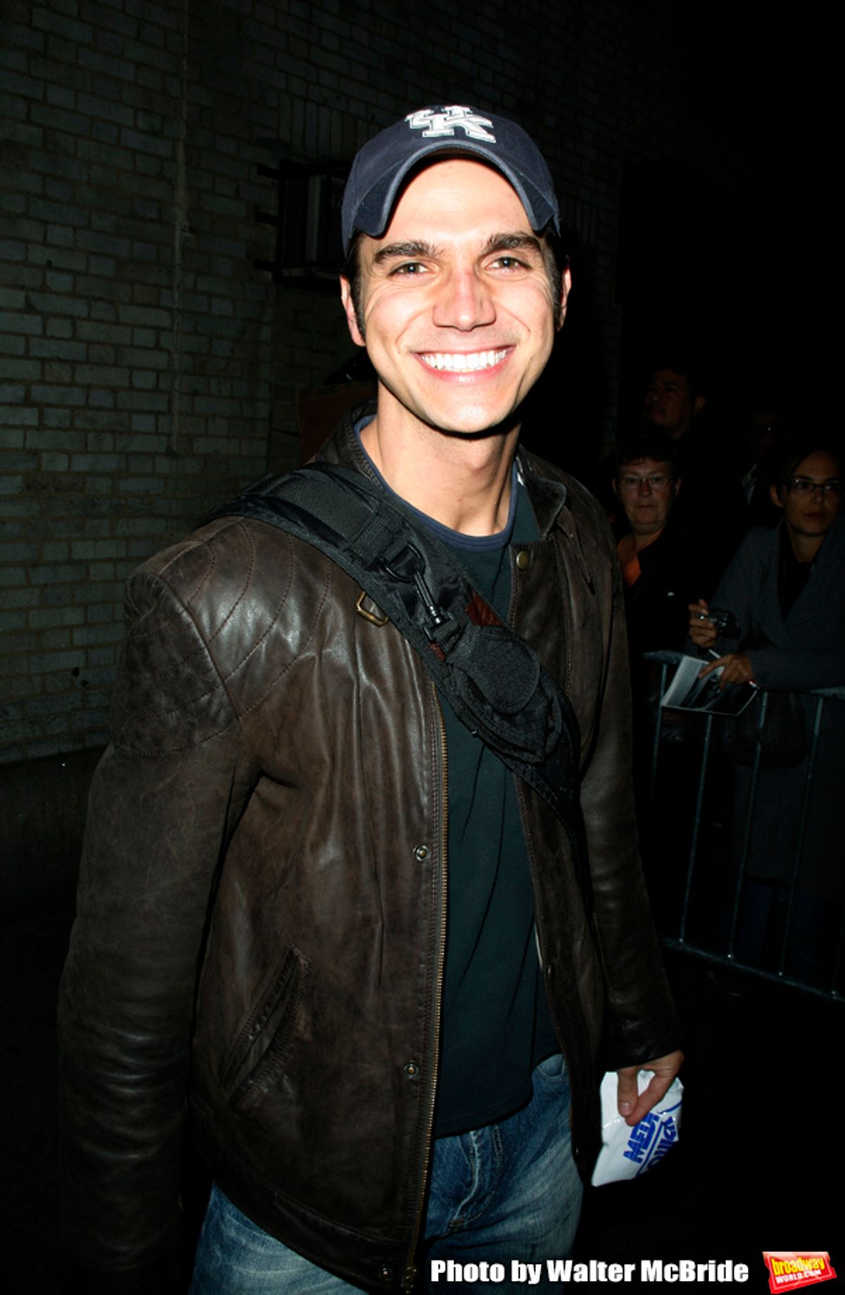 Derek Keeling attends Olivia Newton-John is headed back to Rydell High to promote Breast Cancer Awareness after the Curtain Call for GREASE at the Brooks Atkinsoon Yheatre in New York City. 
October 7, 2008 at 