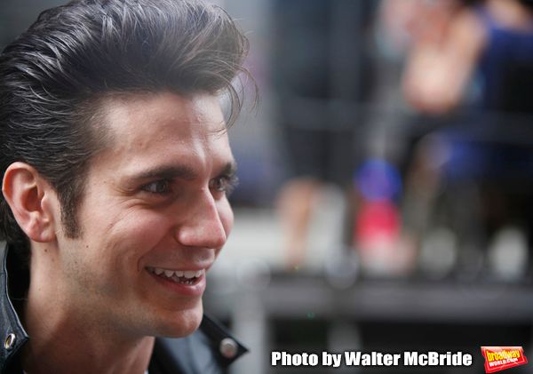 Derek Keeling ( GREASE ) attending BROADWAY on BROADWAY 2008 in Times Square, New Yor Photo