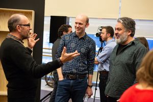 Ralph Brown, Tim Hoare, and Jez Butterworth
 Photo