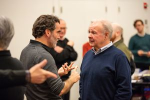 Brian dâ€™Arcy James and Fred Applegate
 Photo