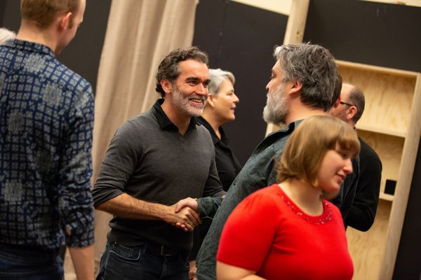 Brian dâ€™Arcy James and Jez Butterworth
 Photo