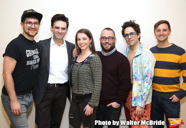 creative team: orchestrator Charlie Rosen, composer-lyricist Joe Iconis, musical dire Photo