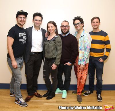 creative team: orchestrator Charlie Rosen, composer-lyricist Joe Iconis, musical dire Photo