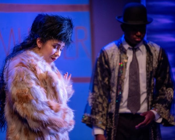 Amelia Yasuda as Lady Salome and John Woods III Photo