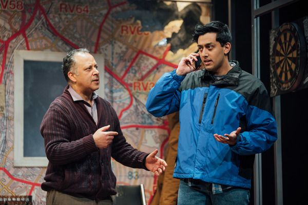 Kammy Darweish (Mansha), Karan Gill (Shazad). Credit Helen Murray Photo