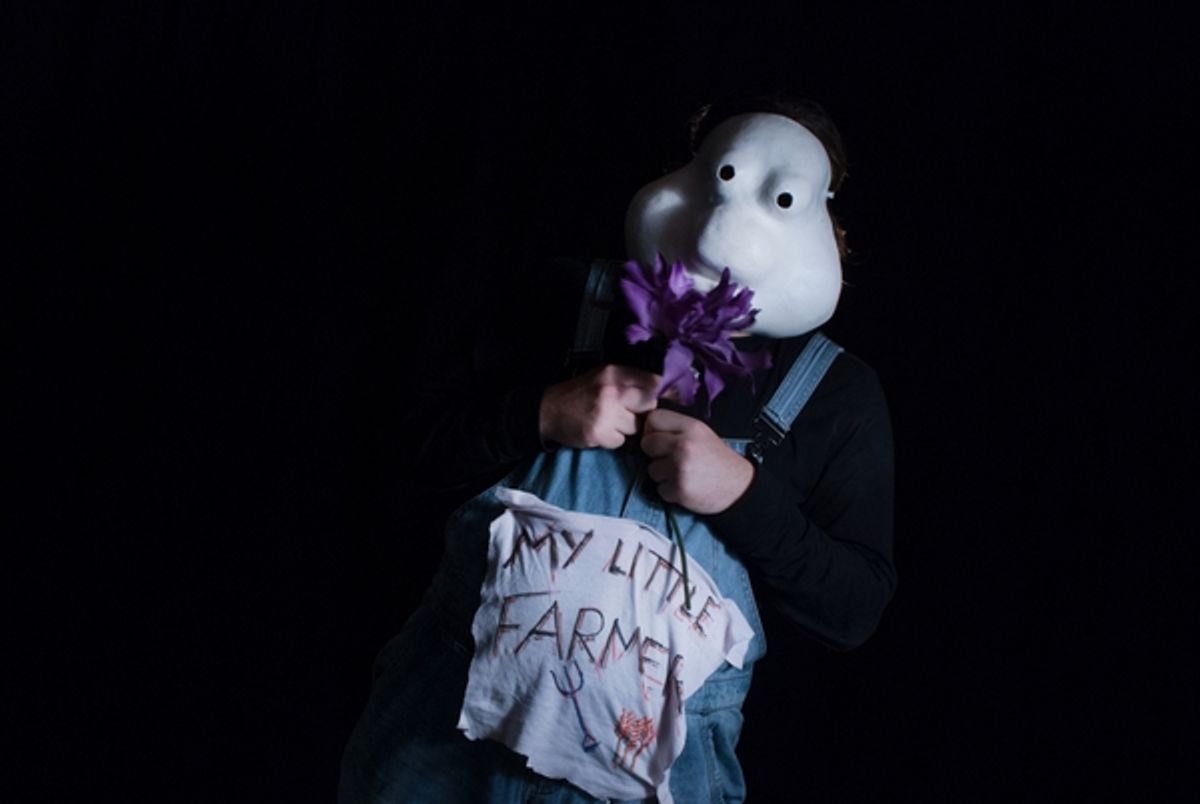 L'Appel Du Vide, featuring Justin Gray, extensively uses basel masks to explore different stages of life. at 