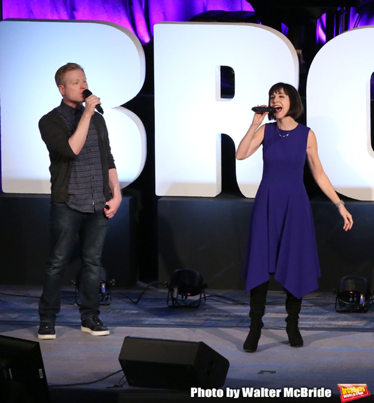 Anthony Rapp and Susan Egan  at 