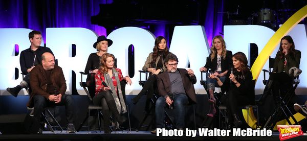 Grey Henson, Casey Nicholaw, Kate Rockwell, Nell Benjamin, Ashley Parker, Jeff Richmo Photo