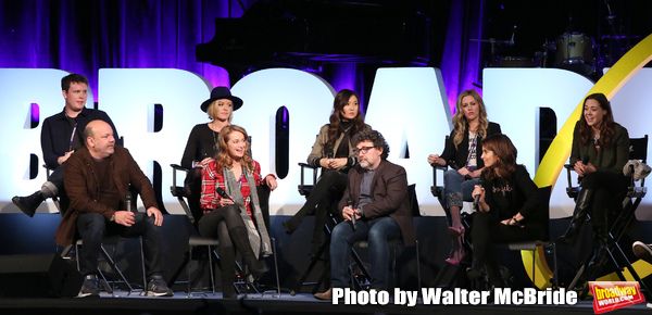 Grey Henson, Casey Nicholaw, Kate Rockwell, Nell Benjamin, Ashley Parker, Jeff Richmo Photo