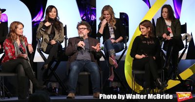 Nell Benjamin, Ashley Parker, Jeff Richmond, Taylor Louderman, Tina Fey and Erika Hen Photo