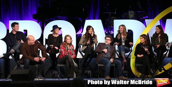 Grey Henson, Casey Nicholaw, Kate Rockwell, Nell Benjamin, Ashley Parker, Jeff Richmo Photo