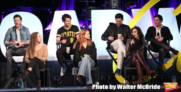 Matthew Hydzik, Micaela Diamond, Michael Campayno, Teal Wicks, Michael Berresse, Step Photo