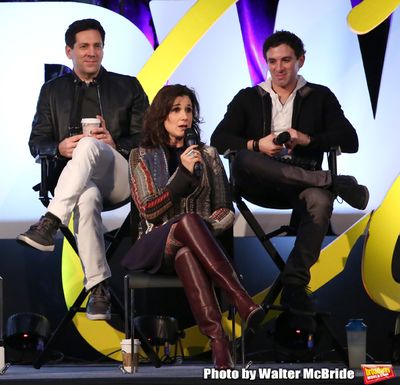 Michael Berresse, Stephanie J. Block and Jarrod Spector  Photo