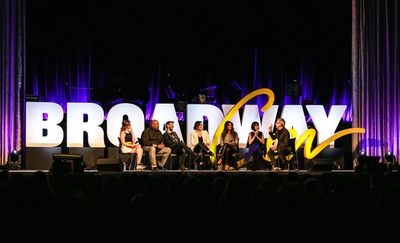 Patti Murin, James Monroe Iglehart, Christian Borle, Ashley Brown, Merle Dandridge, S Photo