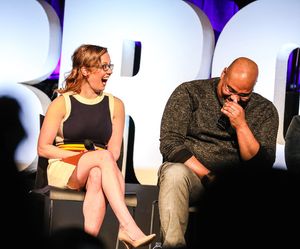Patti Murin and James Monroe Iglehart @ BroadwayWorld Patti Murin and James Monroe Iglehart Photo