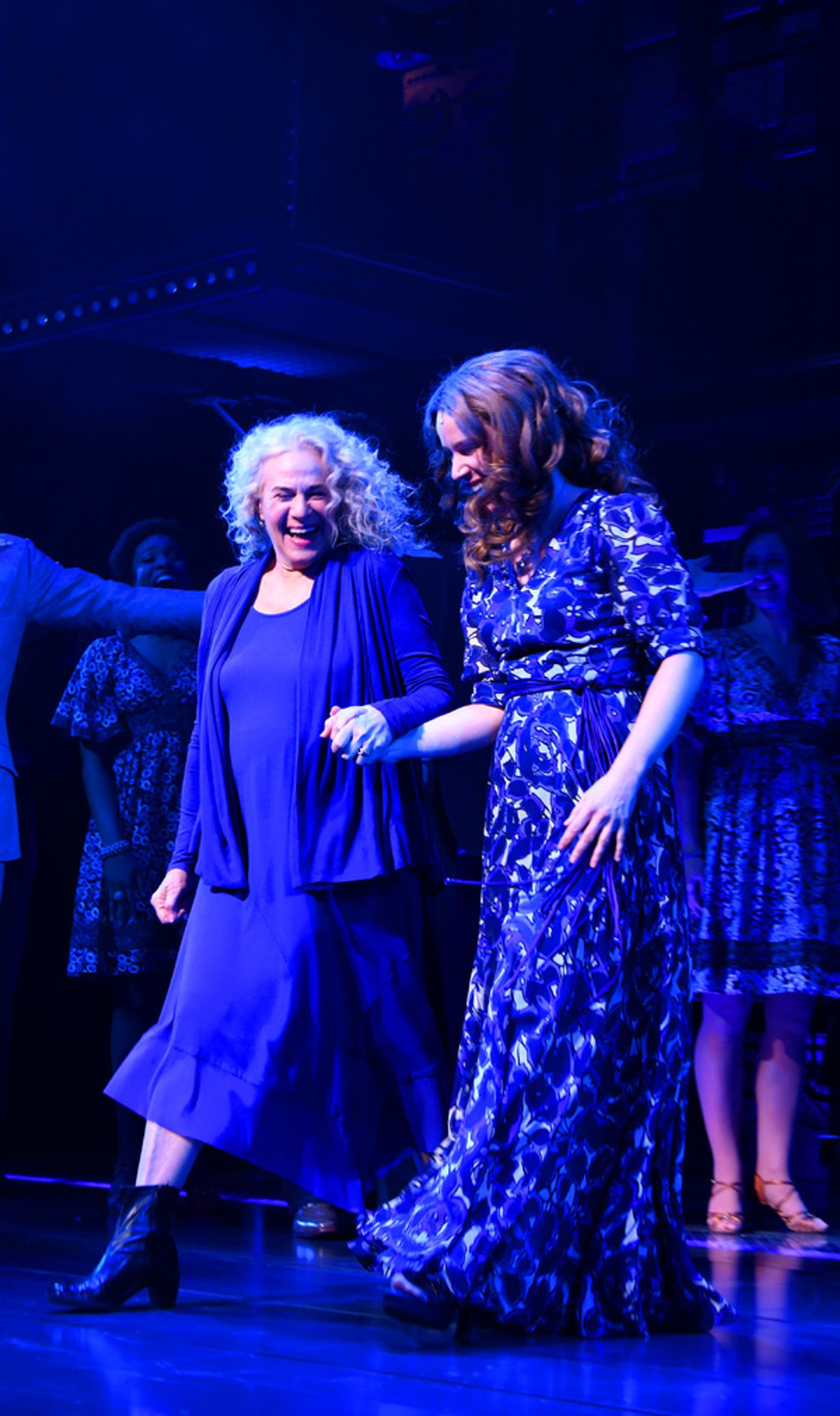 Photo Flash: Carole King Surprises the Cast of BEAUTIFUL With a Performance and Curtain Call  Image