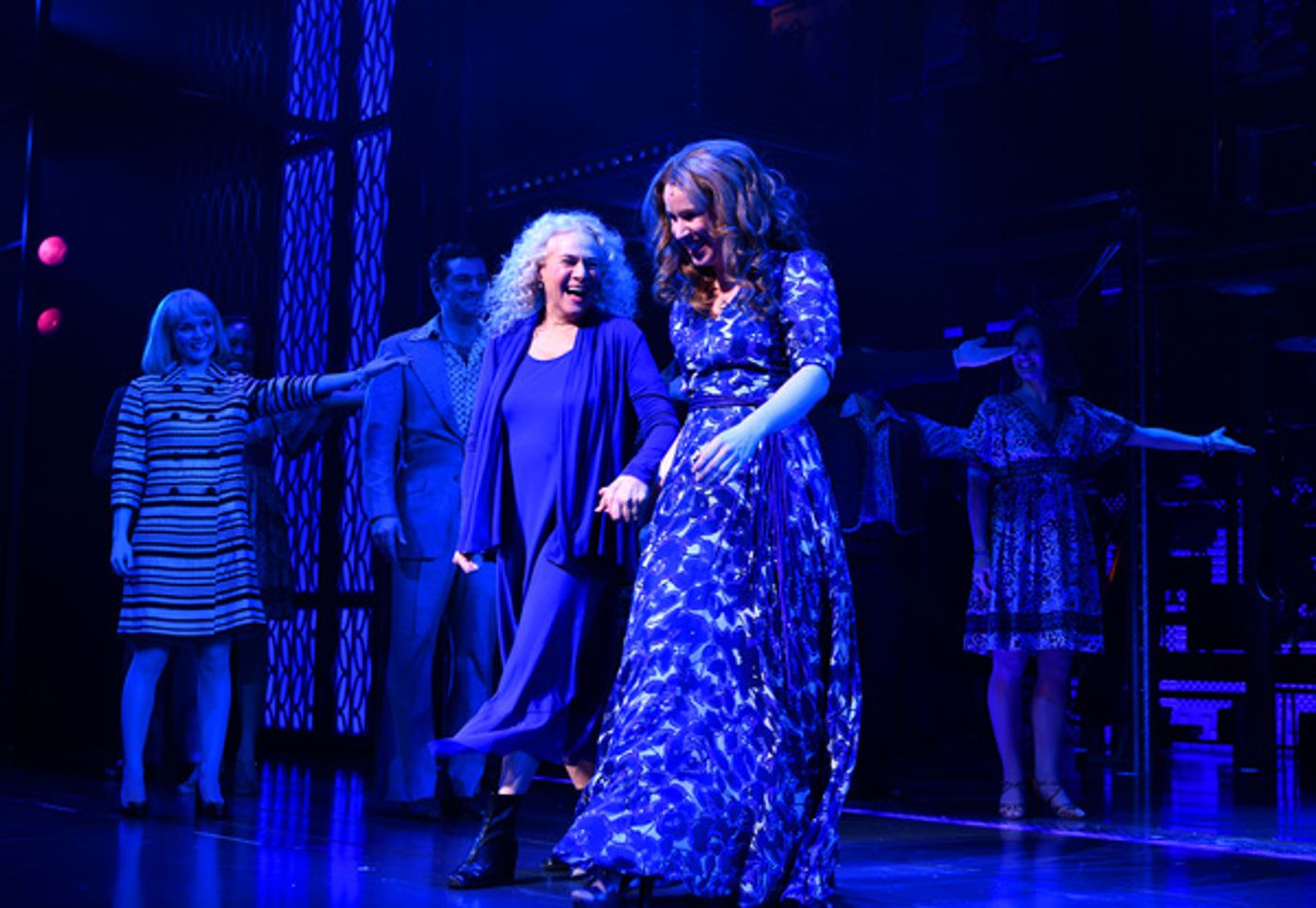 Photo Flash: Carole King Surprises the Cast of BEAUTIFUL With a Performance and Curtain Call  Image